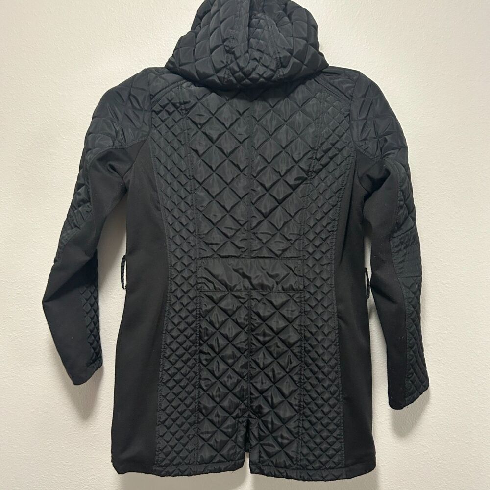 Sebby Collection Women's Jacket M Black Diamond Quilted Pattern - Picture 4 of 9
